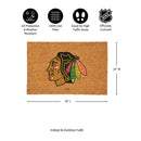 Chicago Blackhawks Large Full Color Coir Mat, 36"x24"
