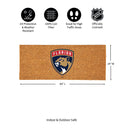 Florida Panthers Extra Large Full Color Coir Mat, 60"x24"