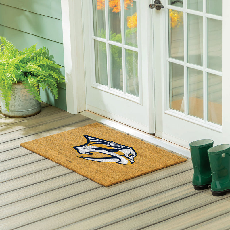 Nashville Predators Large Full Color Coir Mat, 36"x24"
