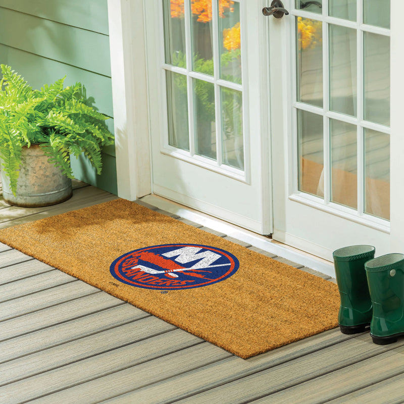 New York Islanders Extra Large Full Color Coir Mat, 60"x24"