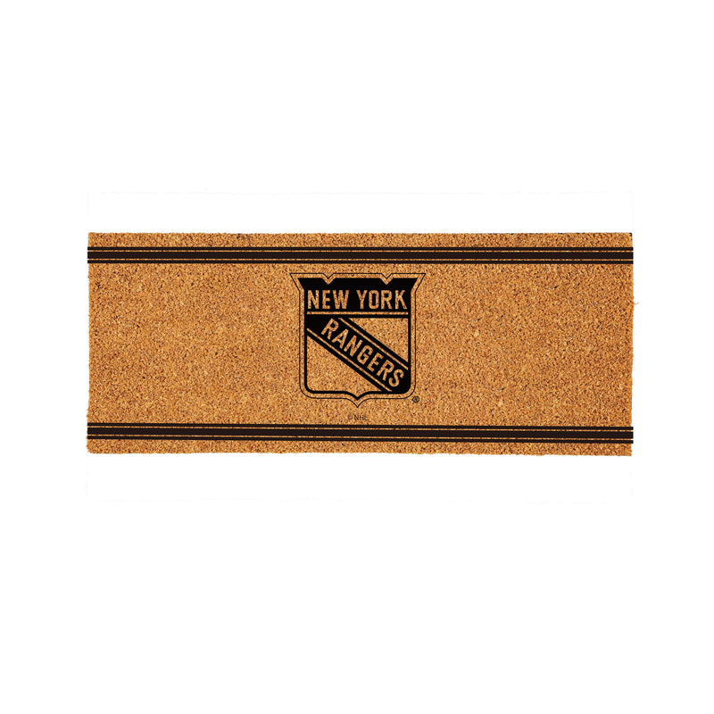 New York Rangers Extra Large One Color Coir Mat, 60"x24"