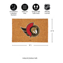 Ottawa Senators Large Full Color Coir Mat, 36"x24"