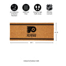 Philadelphia Flyers Extra Large One Color Coir Mat, 60"x24"