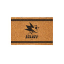 San Jose Sharks Large One Color Coir Mat, 36"x24"