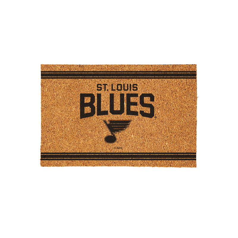 St Louis Blues Large One Color Coir Mat, 36"x24"