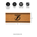 Tampa Bay Lightning Extra Large One Color Coir Mat, 60"x24"