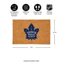 Toronto Maple Leafs Large Full Color Coir Mat, 36"x24"
