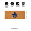 Toronto Maple Leafs Extra Large Full Color Coir Mat, 60"x24"