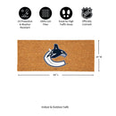 Vancouver Canucks Extra Large Full Color Coir Mat, 60"x24"