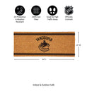 Vancouver Canucks Extra Large One Color Coir Mat, 60"x24"
