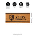 Las Vegas Golden Knights Extra Large One Color Coir Mat, 60"x24"