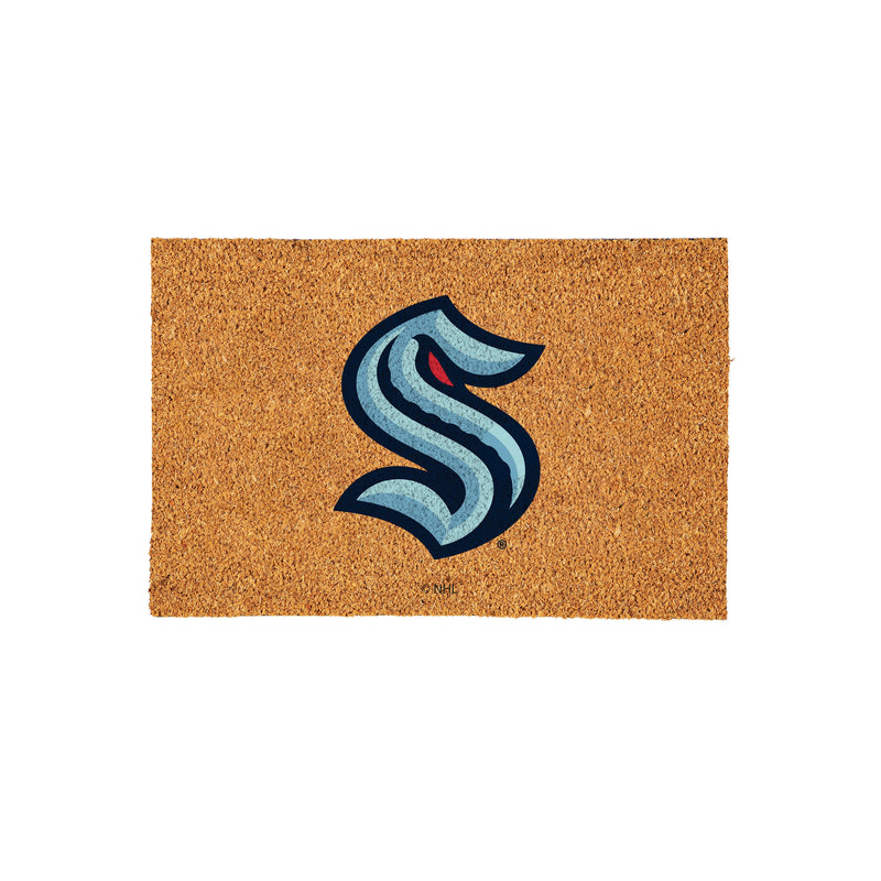 Seattle Kraken Large Full Color Coir Mat, 36"x24"