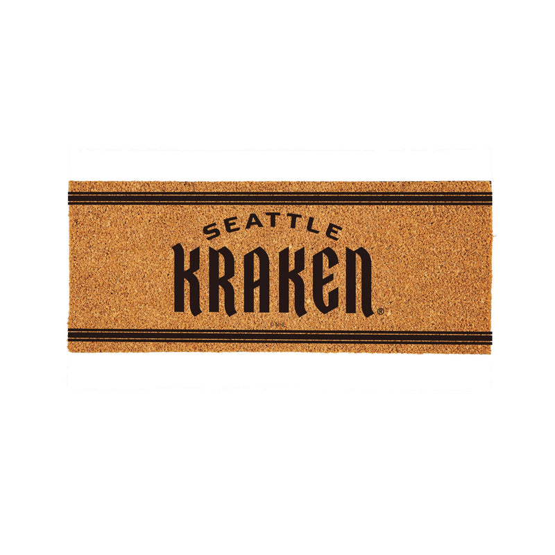 Seattle Kraken Extra Large One Color Coir Mat, 60"x24"