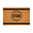 Utah Mammoth Large One Color Coir Mat, 36"x24"