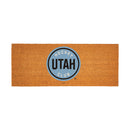 Utah Mammoth Extra Large Full Color Coir Mat, 60"x24"