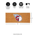 Cleveland Guardians Extra Large Full Color Coir Mat, 60"x24"