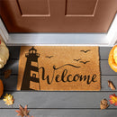 Welcome Lighthouse Coir Mat