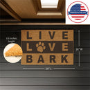 Live Love Bark Coir Mat