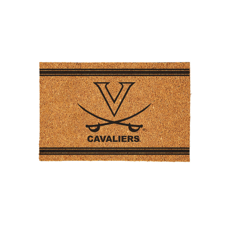 University of Virginia Large One Color Coir Mat, 36"x24"