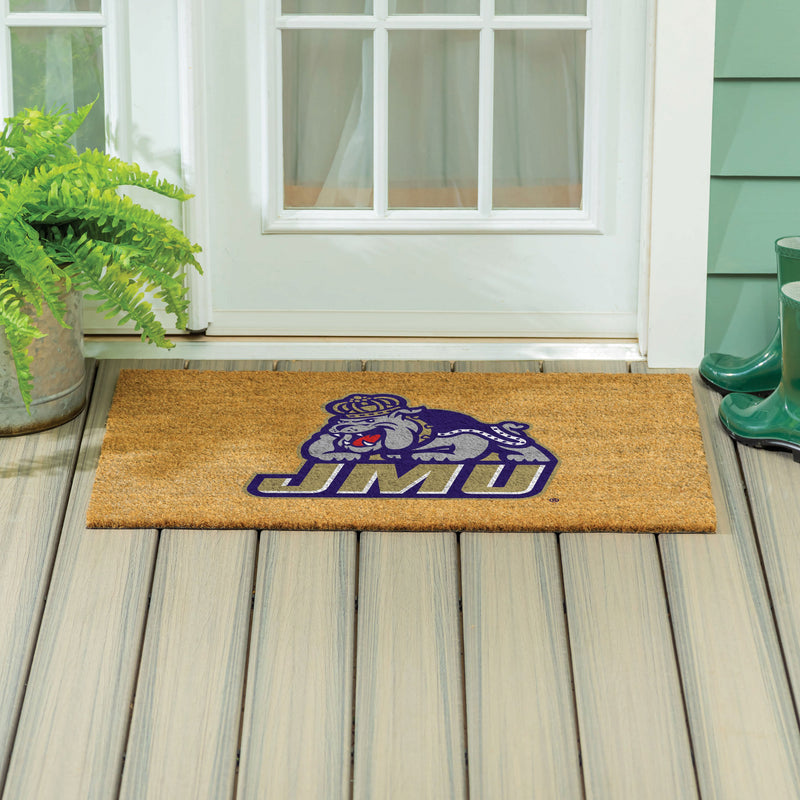 James Madison University Large Full Color Coir Mat, 36"x24"