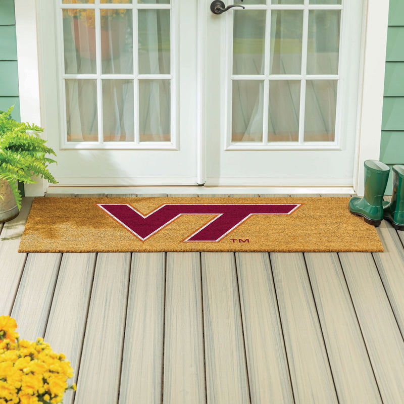Virginia Tech Extra Large Full Color Coir Mat, 60"x24"