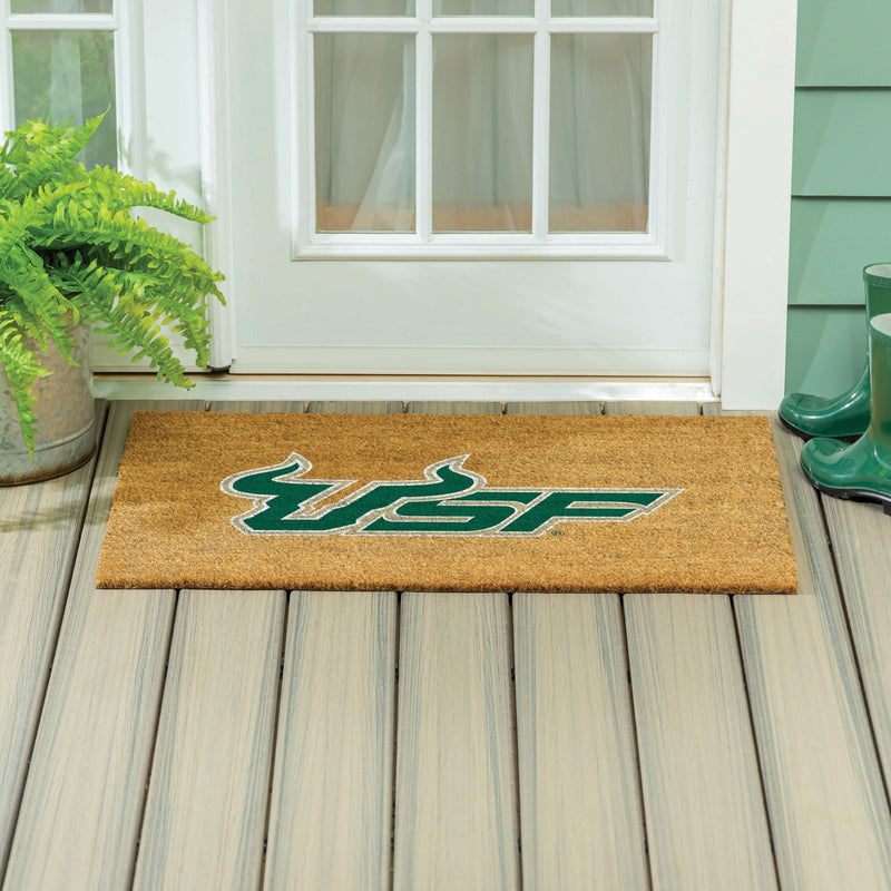 University of South Florida Large Full Color Coir Mat, 36"x24"