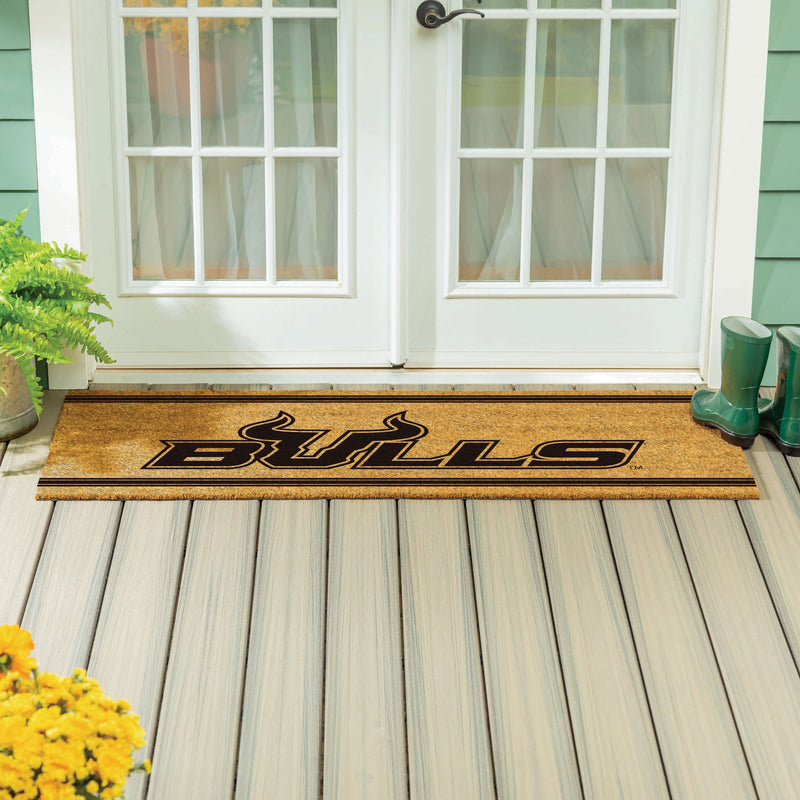 University of South Florida Extra Large One Color Coir Mat, 60"x24"