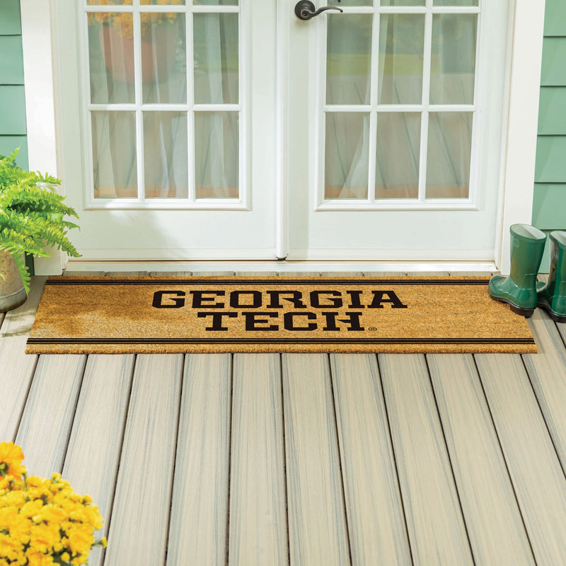 Georgia Tech Extra Large One Color Coir Mat, 60"x24"