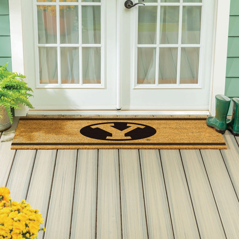 Brigham Young University Extra Large One Color Coir Mat, 60"x24"