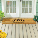 Texas Christian University Extra Large One Color Coir Mat, 60"x24"