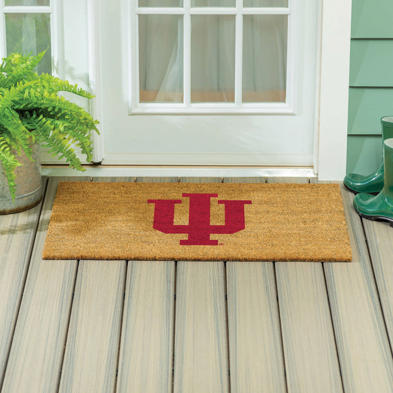 Indiana University Large Full Color Coir Mat, 36"x24"