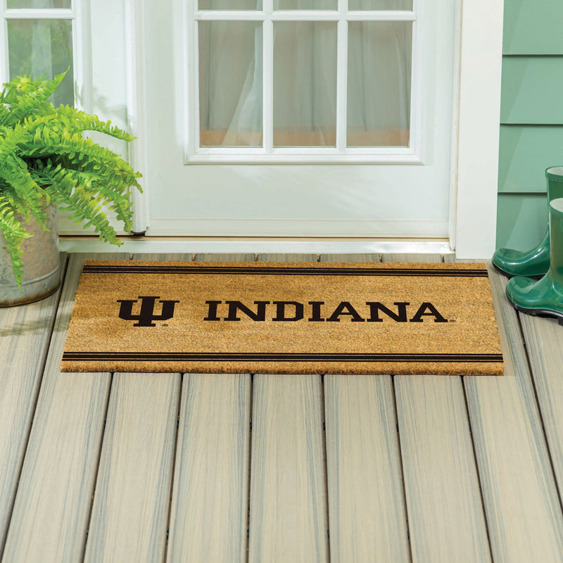 Indiana University Large One Color Coir Mat, 36"x24"