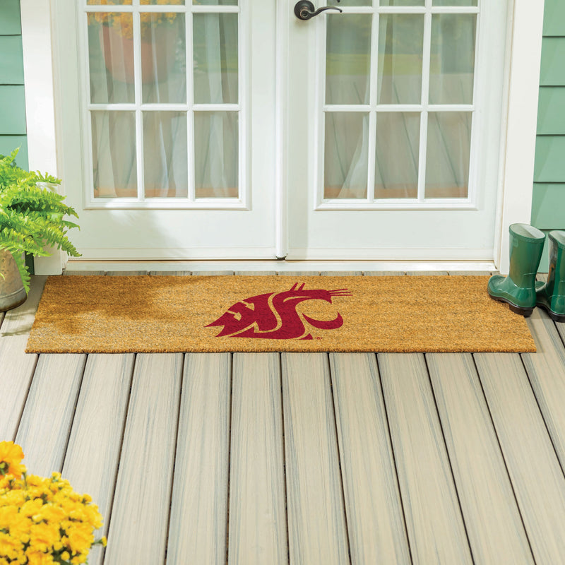 Washington State University Extra Large Full Color Coir Mat, 60"x24"