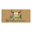Longhorn Welcome Flocked Coir Sassafras Switch Mat