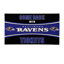 28" x 16" PVC Trapper Mat, Come Back with Tickets, Baltimore Ravens