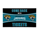28" x 16" PVC Trapper Mat, Come Back with Tickets, Jacksonville Jaguars