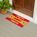 28" x 16" PVC Trapper Mat, Come Back with Tickets, Kansas City Chiefs