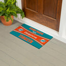 28" x 16" PVC Trapper Mat, Come Back with Tickets, Miami Dolphins