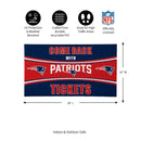 28" x 16" PVC Trapper Mat, Come Back with Tickets, New England Patriots