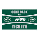 28" x 16" PVC Trapper Mat, Come Back with Tickets, New York Jets