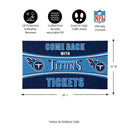 28" x 16" PVC Trapper Mat, Come Back with Tickets, Tennessee Titans