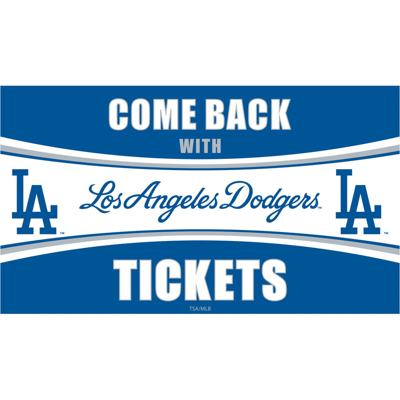 Los Angeles Dodgers Come Back with Tickets PVC Trapper Mat, 28" x 16"