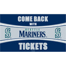 Seattle Mariners Come Back with Tickets PVC Trapper Mat, 28" x 16"