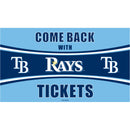 Tampa Bay Rays Come Back with Tickets PVC Trapper Mat, 28" x 16"
