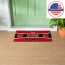 28" x 16" PVC Trapper Mat, Come Back with Tickets, Calgary Flames