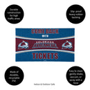 28" x 16" PVC Trapper Mat, Come Back with Tickets, Colorado Avalanche