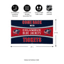 28" x 16" PVC Trapper Mat, Come Back with Tickets, Columbus Blue Jackets