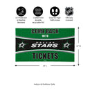 28" x 16" PVC Trapper Mat, Come Back with Tickets, Dallas Stars