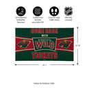 28" x 16" PVC Trapper Mat, Come Back with Tickets, Minnesota Wild