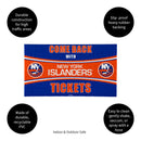 28" x 16" PVC Trapper Mat, Come Back with Tickets, New York Islanders
